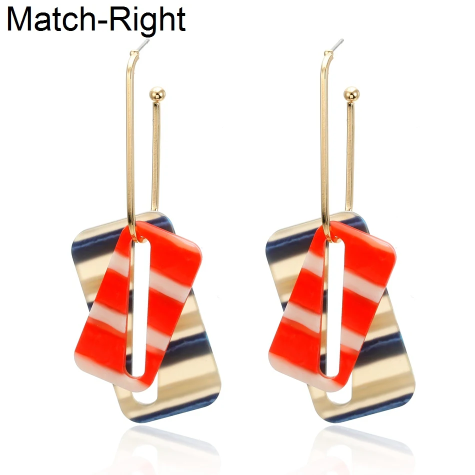 

Match-Right Trendy Earrings for Women/Statement/Long/Hanging/Dangle/Korean/Acrylic/Drop Earrings Female oorbellen brincos sp617