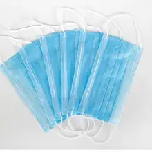 20 шт одноразовые медицинские Dust Рот хирургических 3-х слойная лицевая маска бактериальный фильтр респираторные маски для личного медицинского