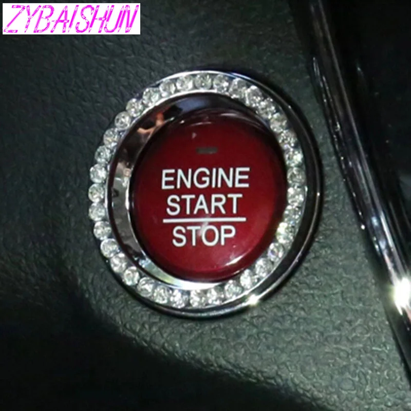 ZYBAISHUN переключатель зажигания украшение автомобиля кольцо наклейки для Mini One Cooper