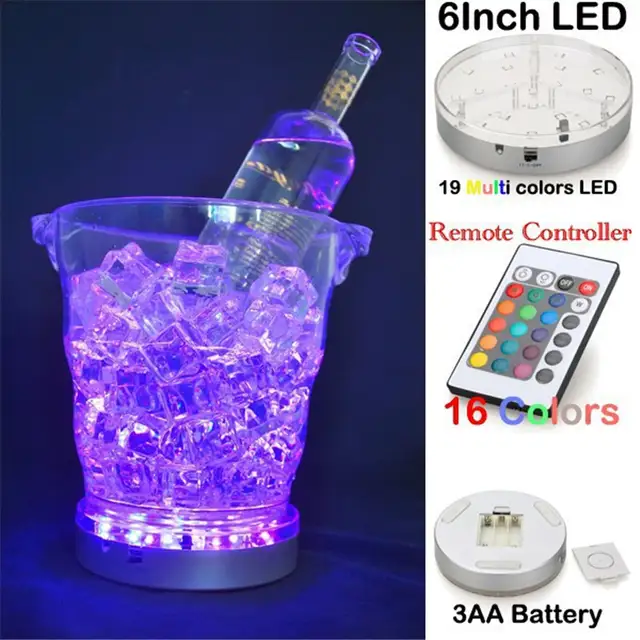 1piece Lot Remote Controlled Ice Bucket Light Centerpiece