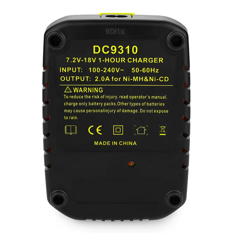 Зарядное устройство 2 а для аккумуляторов Dewalt 18 в 7 12 В 14 4 Ni CD MH DE9057 DC9071 DC9091