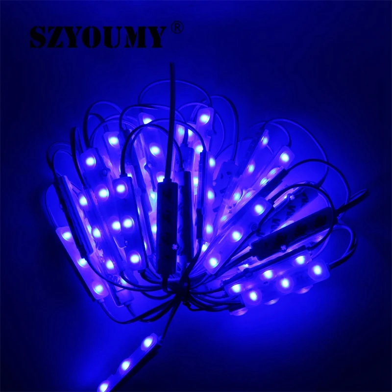 SZYOUMY сварочный светодиодный модуль ввода боковая лампа 5730 SMD водонепроницаемая лампа дневного света для рекламные вывески 50 шт. корейский