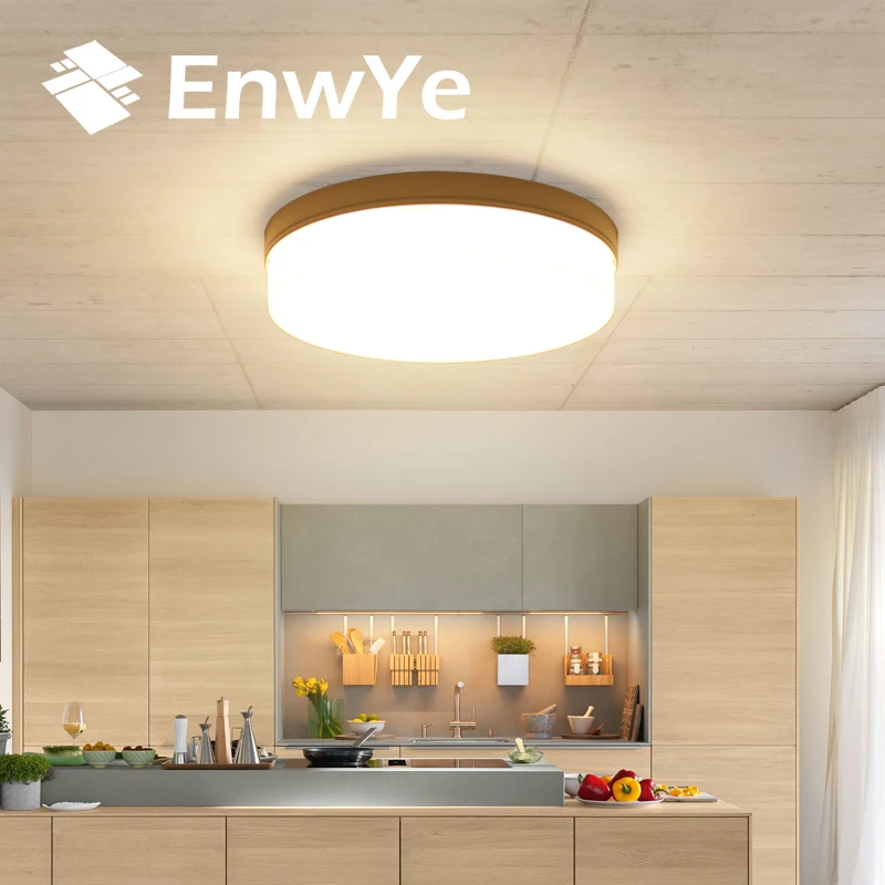 

EnweYe LED Panel Light AC 85-265V Surface Mounted led ceiling light 9W 13W 18W 24W 36W 48W lampada led lamp