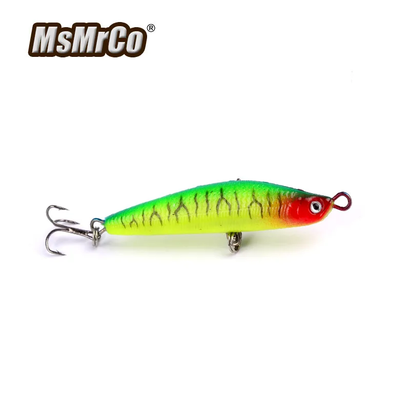 MSMRCO Top Sale 10 Color 8CM Fish Soft Lures Artificial Plastic Hard Baits River Wobblers For Fishing Fake Lure Tackle | Спорт и