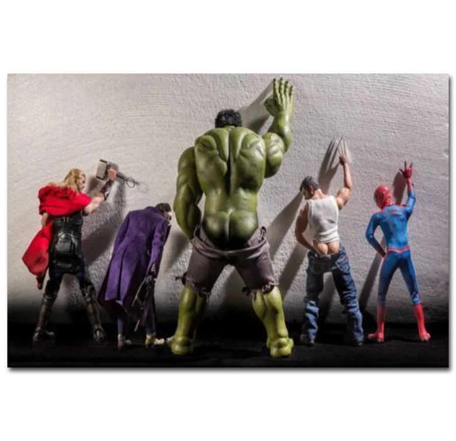 

Diamond Painting Cross Stitch Funny Hulk Thor Joker Spider Man Wolverine SuperHero diamond embroidery new year decor for home