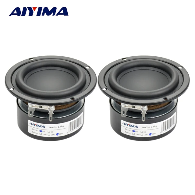 Aiyima 2PCS Tweeter Audio Speaker Portable Mini Stereo