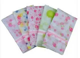 

6 Pieces/Lot Printing Mesh Laundry Bags High Quality Bra Laundry Bag Large Washing Laundry Bag for Clothes Free Shipping