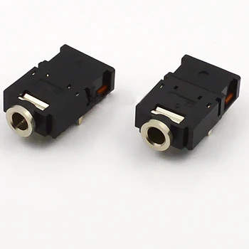 

10pcs PJ Headphone Jack 3.5mm Audio Connector Plug PJ-307B Copper Plastic Head 11 Foot Board