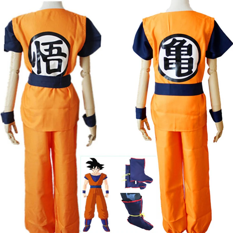 Son Goku cosplay costumes Japanese anime Dragon clothing Halloween