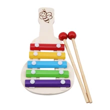Горячие детские музыкальные игрушки Радуга деревянный ксилофон инструменты детский музыкальный инструмент, игрушка обучающая и обучающая игрушка-головоломка