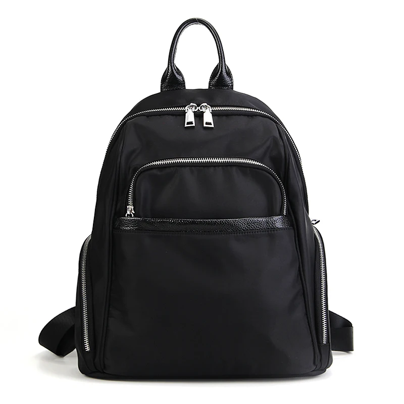 

Nesitu High Quality New Fashion Black Durable Waterproof Oxford Women Backpacks For Girl Schoolbag Woman Travel Bags #M88282