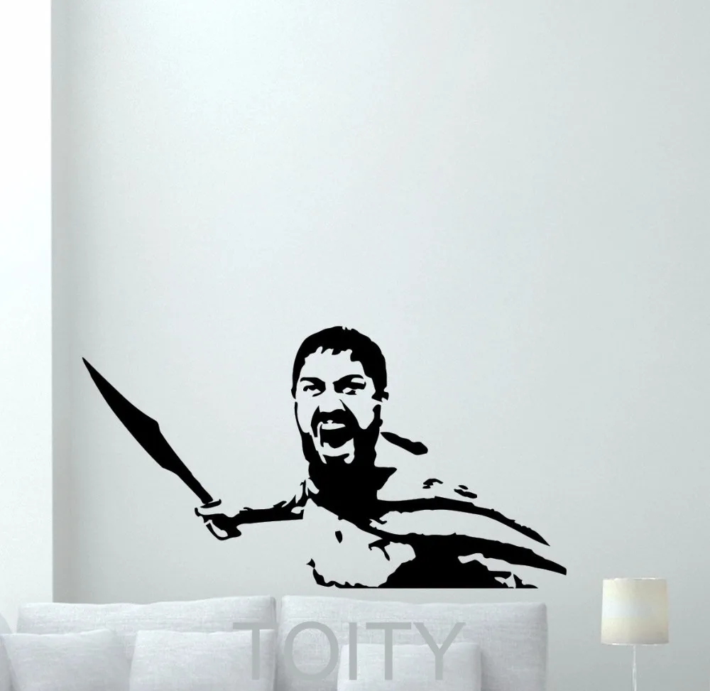 

This Is Sparta Wall Sticker Teen Room Vinyl Decal Movie Poster Dorm Bar Club Home Art Decor
