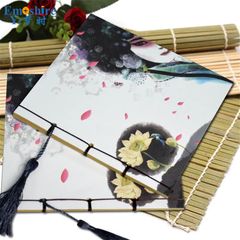 Emoshire Creative notebook stationery student diary personality of the ancient wind line installed the book wholesale manufacturers custom (4)