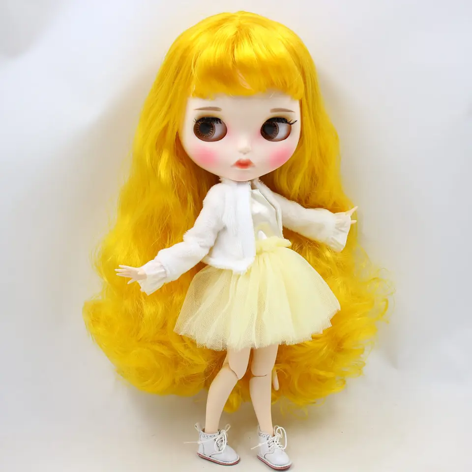 doll with yellow hair