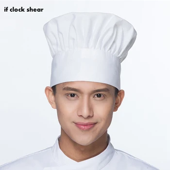 

Chef hat High Quality Fold Cap Wholesale Solid Sushi Chef Waiter Hats Adult Restaurant Hotel Bakery Canteen Chef Cooker Workwear