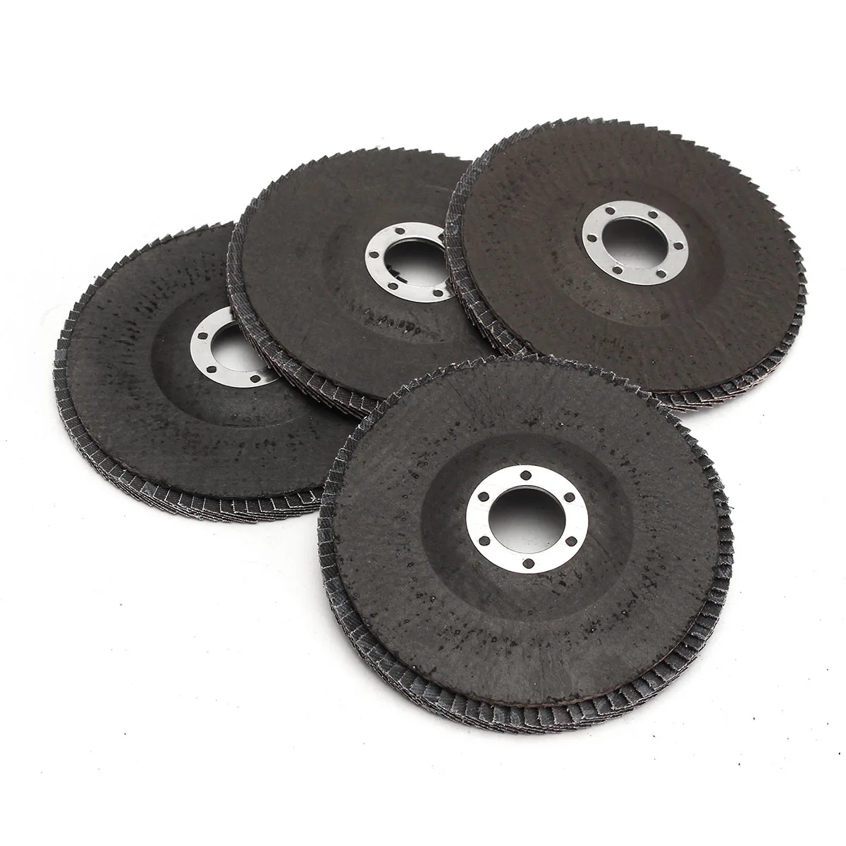 10Pcs 5" 125mm 40 60 80 120 Grit Angle Grinder Flap Sanding Disc Grinding Wheels Silicon Carbide Polishing Grinding Copper