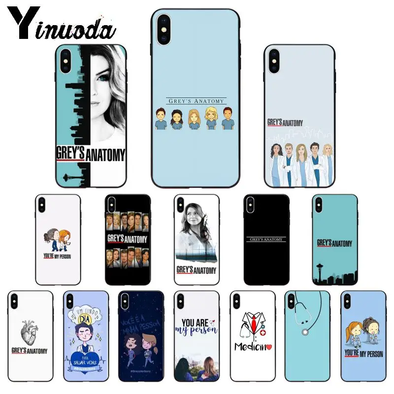 Yinuoda Анатомия страсти с принтом you are my человек ТПУ мягкий чехол для телефона