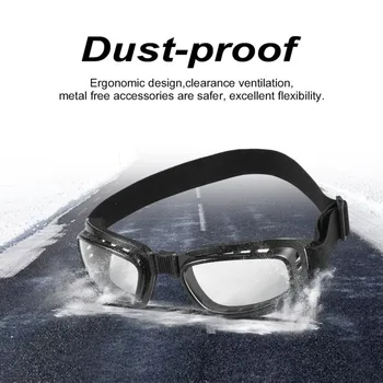 

Motorcycle Glasses Anti Glare Motocross Sunglasses Sports Ski Goggles Windproof Dustproof UV Protection