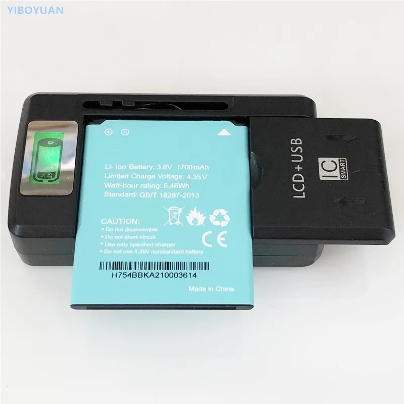 3,8 V 1700 mAh для CMB405/возможных Смарт 4," 4G/Hisense L690 Батарея+ YIBOYUAN SS-8 Зарядное устройство