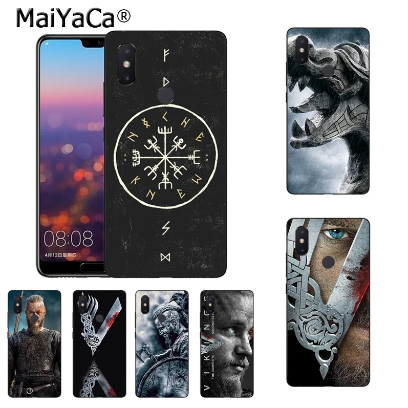 MaiYaCa Vikings цветные силиконовые мягкие Аксессуары для телефонов чехол xiaomi mi 8se 6 note3