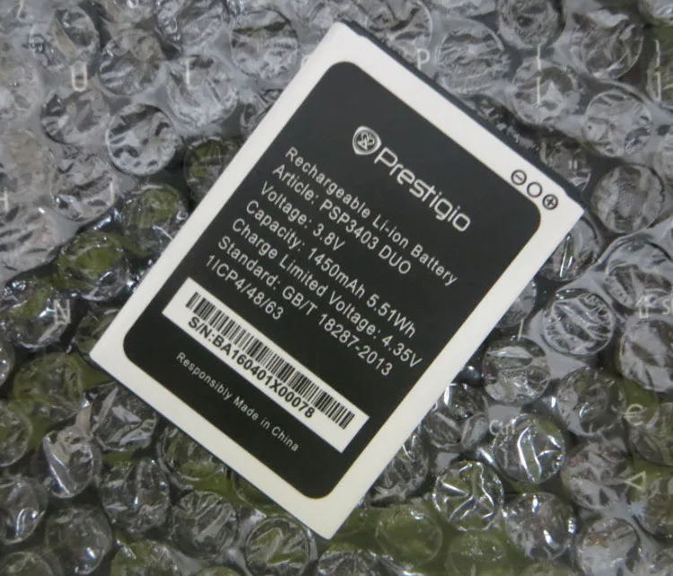 

3.8V batteries Rechargeable Li-ion Li-polymer Built-in lithium polymer battery for Psp 3403 prestige PSP 3403 wize L3 1450 mah