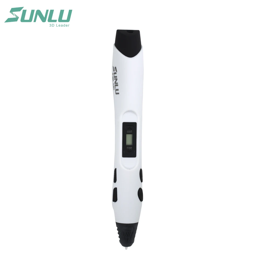 SUNLU, Заводская SL-300A, 3D волшебная ручка для принтера, модель ручки с 1,75 мм, PLA PCL, ABS нити, сделай сам, рисование, пластиковый карандаш для детей - Цвет: SL-300A white