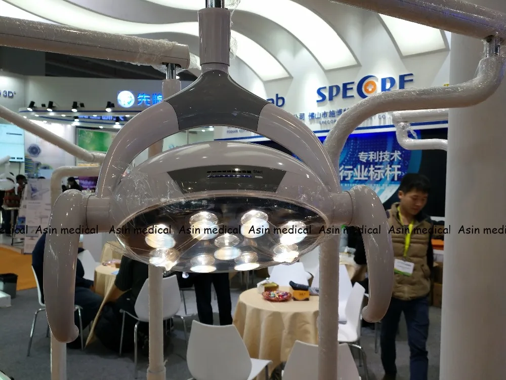 Высокое качество 9 светодиодов зубная лампа с датчиком оральный свет Лампа цветовая температура регулируемый зубной блок стул имплантата