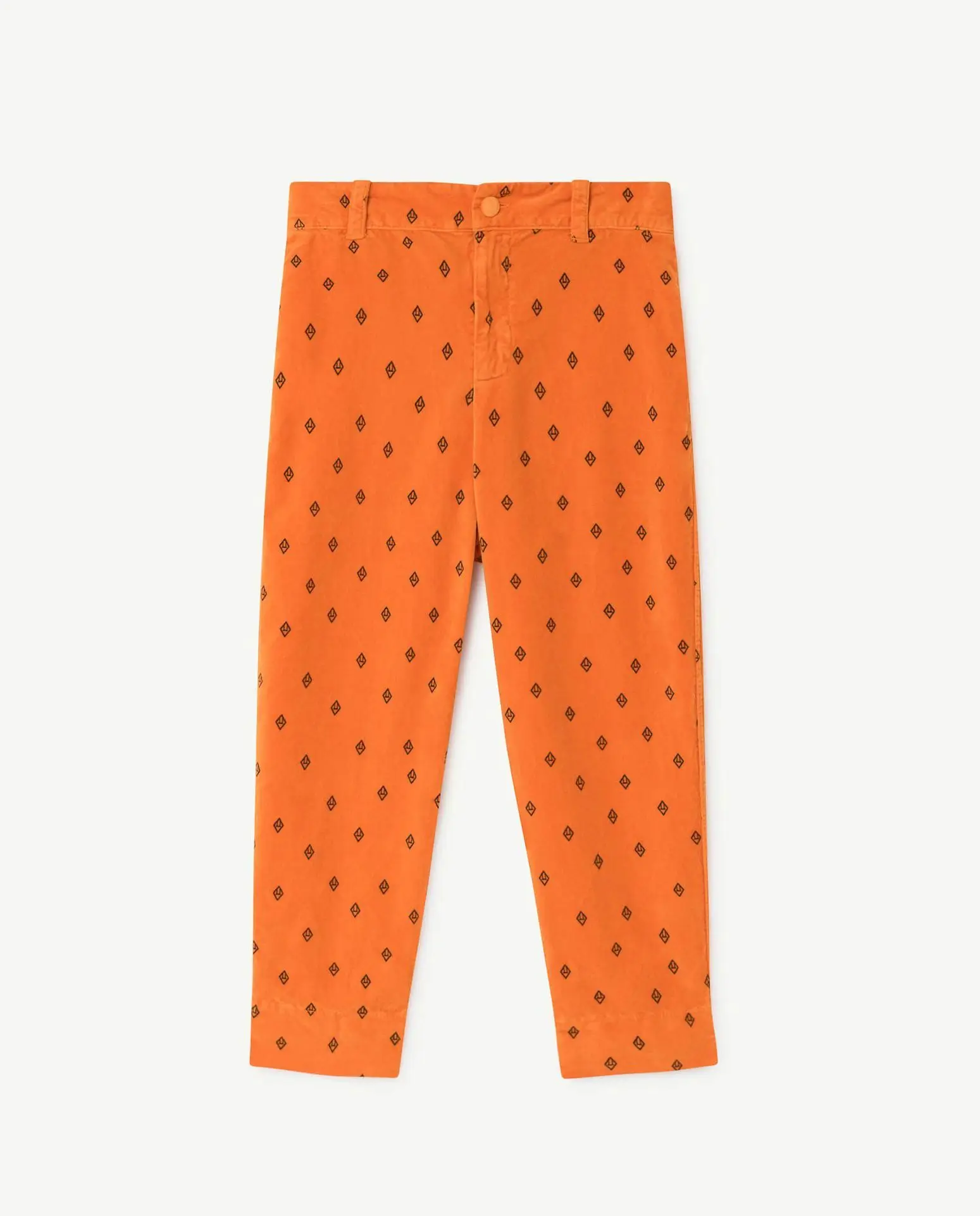 Детские штаны; Новинка года; Брендовые брюки с модным принтом для мальчиков и девочек; сезон осень-зима; детские спортивные штаны - Цвет: orange