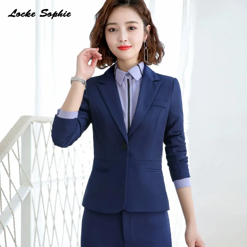 1pcs Womens Plus size Blazers coats 2019 Autumn cotton Long sleeves Small Suits jackets ladies Skinny Office Blazers Suits coats