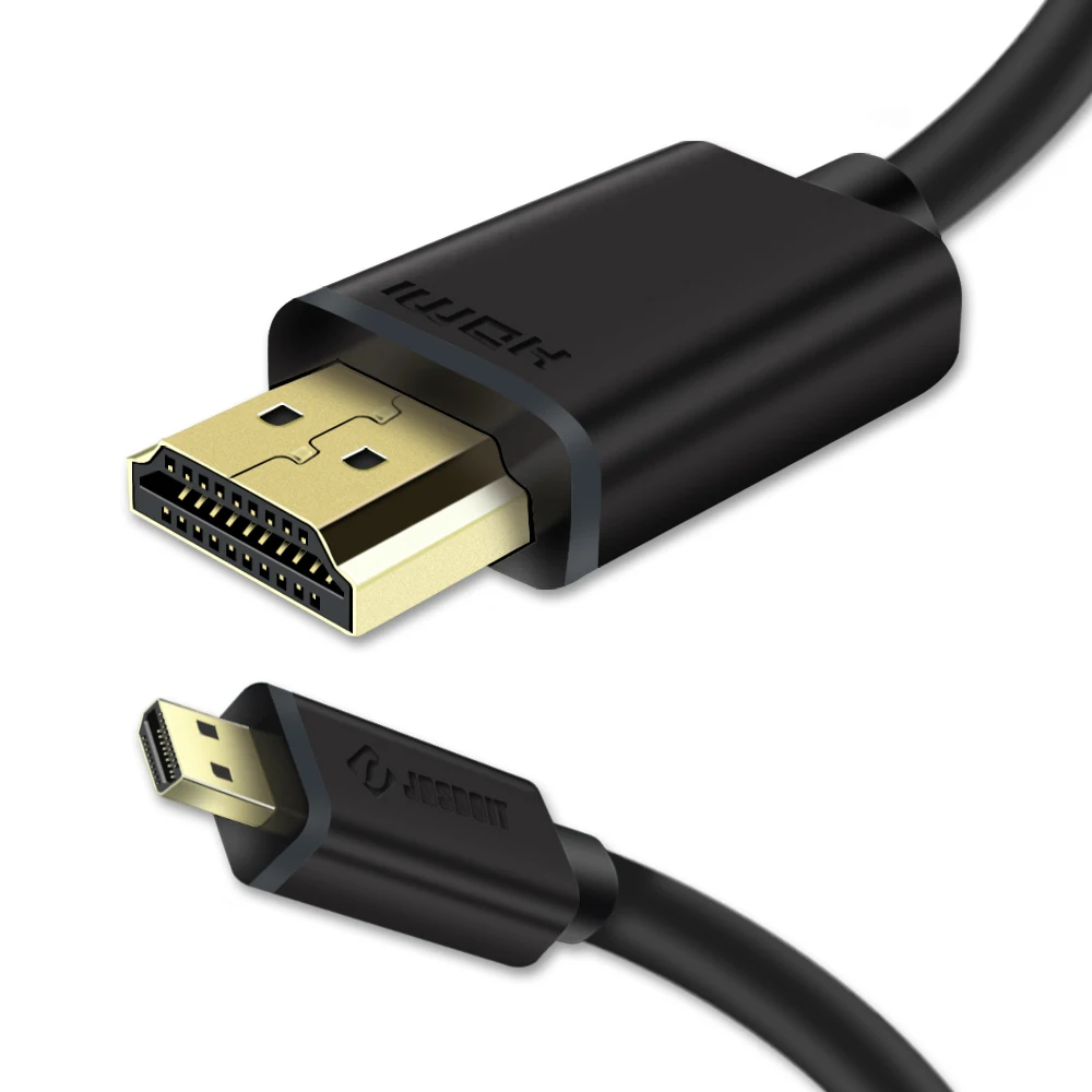 Micro HDMI To HDMI Cable 4K&Audio Flexible&Hard Camera/Tablet/Phone 1m