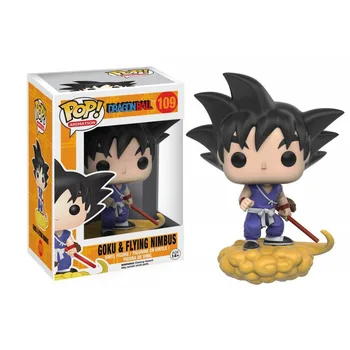 

FUNKO POP Hot Japanese Anime Dragon Ball GOKU & FLYING NIMBUS #109 Vinyl Action Figure Collection Model Toys for Children Gift
