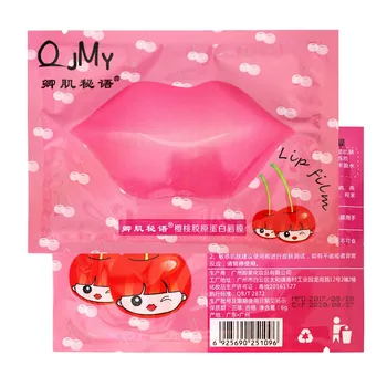 

10pcs/lot Pink Lip Membrane Moisturizing Lip Film Paste Abundance Hyaluronic Plumping Moisturising Soothing Collagen Lip Mask