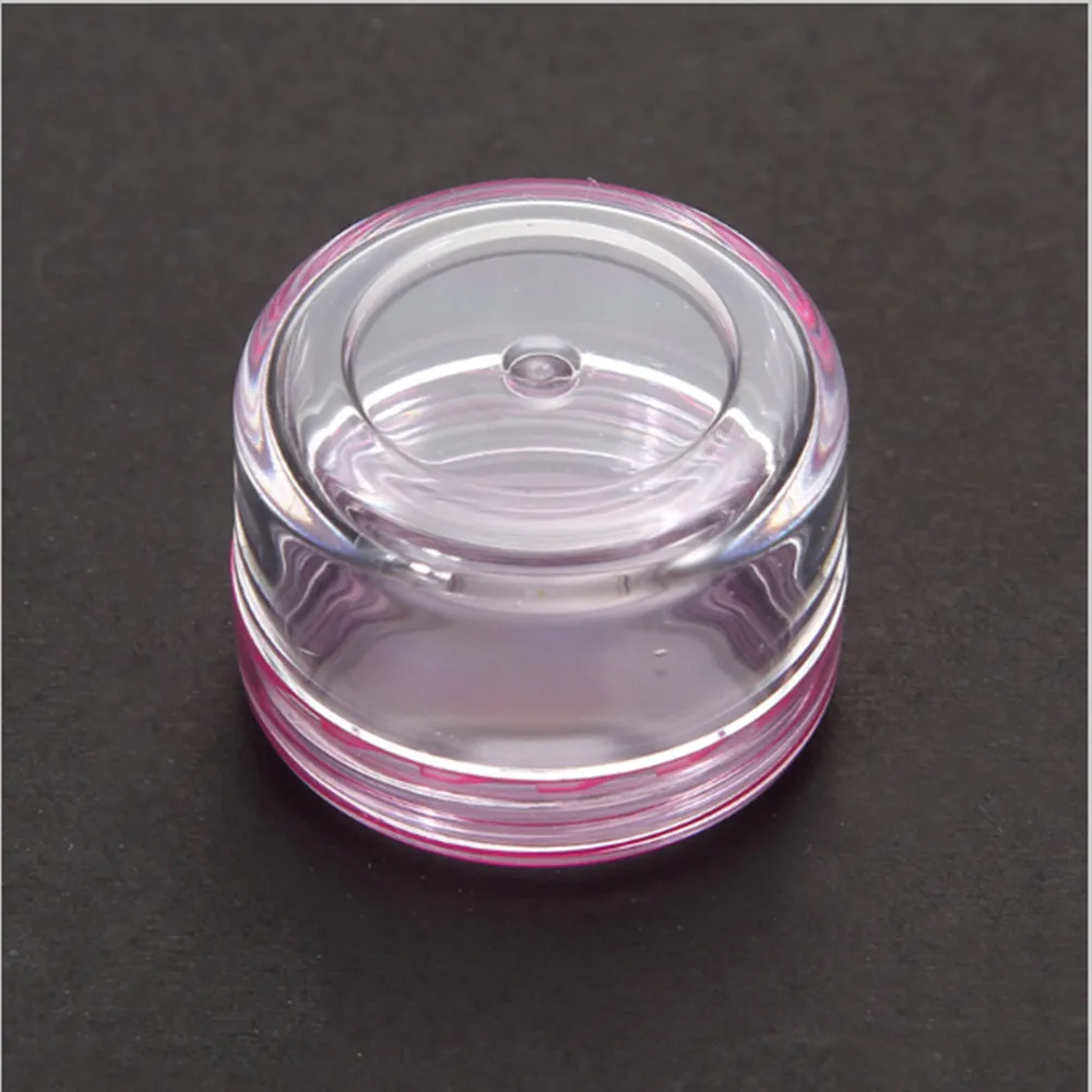 TOPHOT 3Pcs 5g Empty Cosmetic Container Plastic Jar Pot Eyeshadow Makeup Travel Face Cream Lotion Cosmetic 4