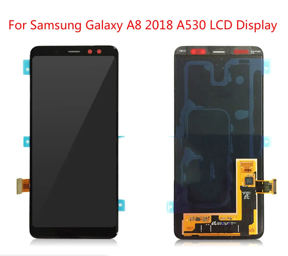 

For Samsung Galaxy A8 2018 A530 LCD Display Touch Screen Panel Digitizer A530F A530DS A530N SM-A530N Assembly Replacement Parts