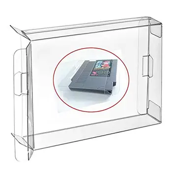 

Ruitroliker 10Pcs Clear Case Sleeve Protector for NES Games Cartridge