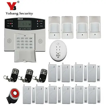 

YoBang Security Remote Control Voice Prompt 7 Wired 99 Wireless Alert GSM Home Alarm Security System Smoke Sensor 433MHZ .