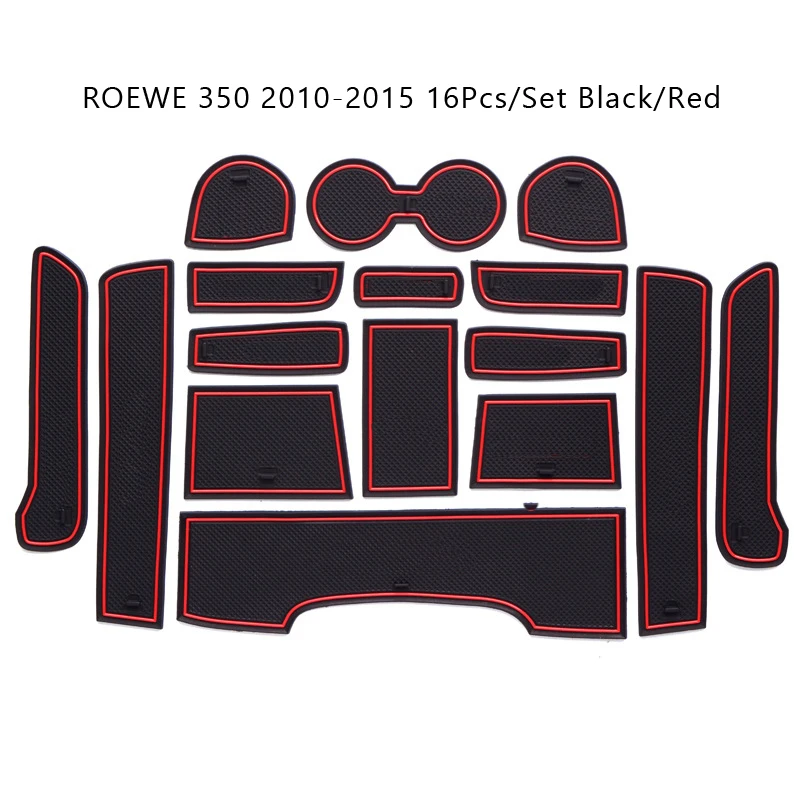 

Car Door Groove Mat Gate Slot Sticker Auto Cup Holder Pads Protection PVC For Roewe 2010-2015 350 360 2008-2012 550 I6 RX5 Style