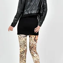 10 шт./партия,, леггинсы с принтом головы тигра модные новые европейские и американские сексуальные тонкие леггинсы