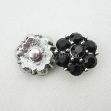 Стили черный cryatsl 18 мм защёлкивающиеся кнопки подвески-талисманы fit 18 мм защёлкивающиеся кнопки ювелирные изделия