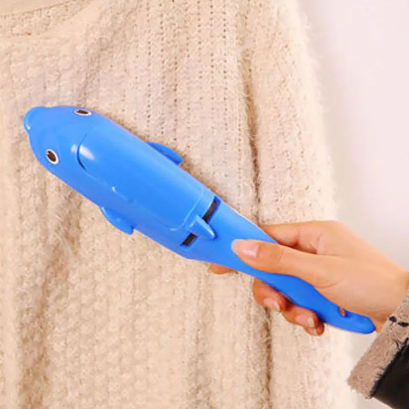 Creative Dolphin Shaped Pet Hair Lint Remover Device Dust Brusher Static Brush Cleaning Brushes