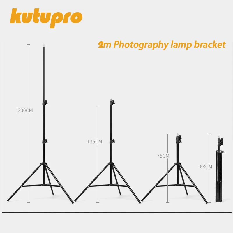 Kutupro 42-110cm1/4 головки штатива маяка для студийной фотосъемки складной штатив