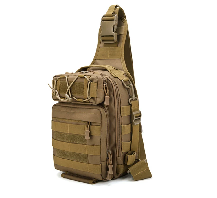 Большая вместительная тактическая нагрудная сумка, камуфляжная охотничья сумка на плечо, водонепроницаемая сумка для верховой езды с карманами, Военный нейлоновый рюкзак для кемпинга