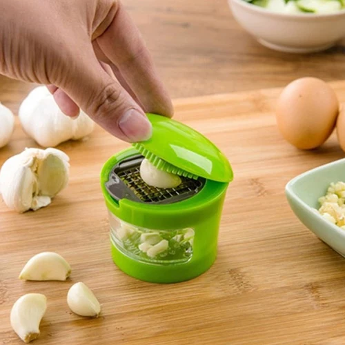 

Practical Home Kitchen Tool Kit Garlic Press Chopper Slicer Hand Presser Grinder