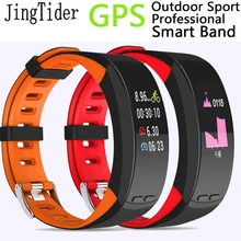 Gps спортивный смарт-браслет P5 Plus профессиональный открытый браслет монитор сердечного ритма барометр высота активности фитнес-трекер 200 мАч