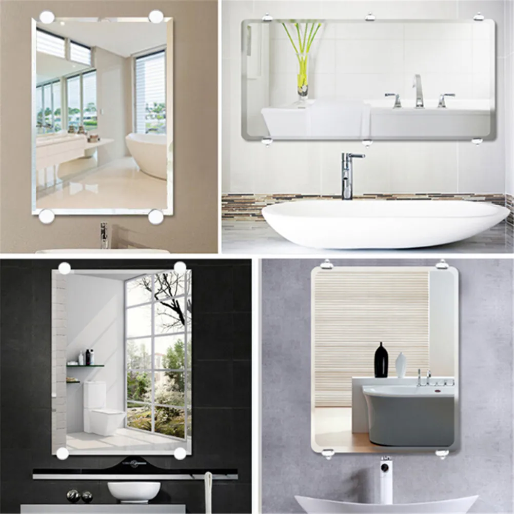 3 Styles Bathroom Mirror Glass Mirror Hinger Fixed Accessories