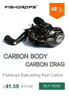 Fishdrops Рыболовная катушка baitcasing высокоскоростная baitcaster катушка передач 7,0 baitcasing катушка