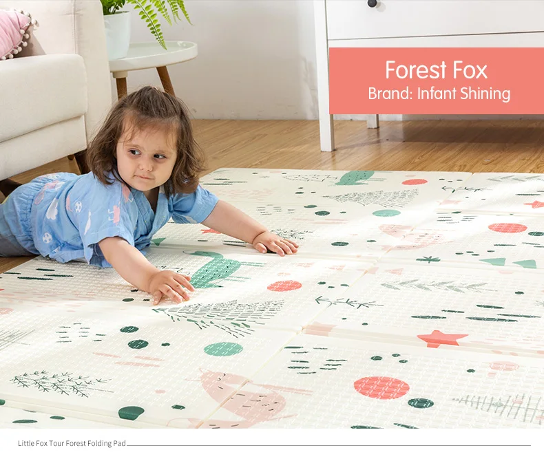 Esteira do Jogo do Bebê Infantil das Crianças do Quarto Quarto do Bebê Infantil Brilhante Xpe Enigma Mat Espessamento Tapete do Bebê Mat Bebê Engatinhando Pad Dobrável Tapete 39 das crianças tapete engrossado tapete infantil do