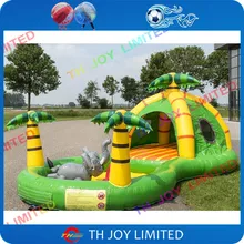 По морю тематические элементы джунгли надувной батут с шаром бассейн для детей/уличный батут с шариком бассейн/надувной батут воздуха