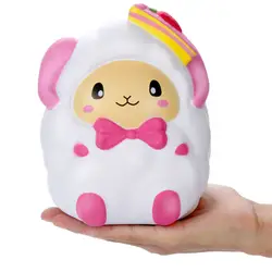 Очаровательны Squishies Мультфильм клубника овец замедлить рост крем Ароматические стресса игрушки подарки анти-стресс D4