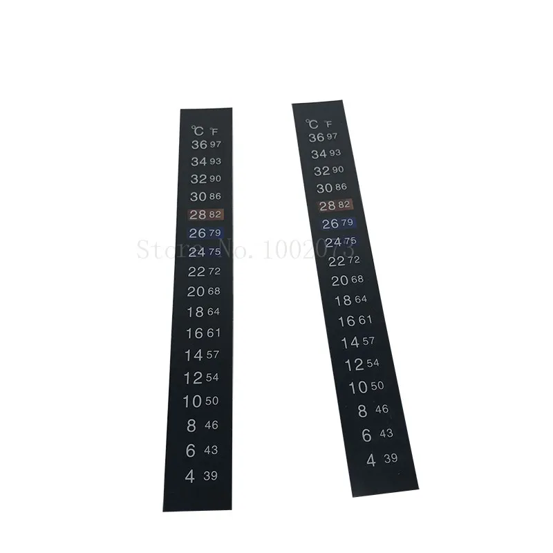 Dual Scale Liquid Crystal Thermometer 39 - 97 F 4 - 36C Professional Homebrew Sticker Thermometer (9)